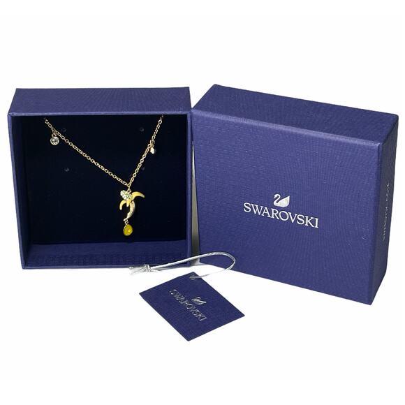 Swarovski Banana Pendant Necklace